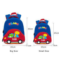 DORIKYDS 3D Cartoon Car Kids Backpack Baby Anti-lost Schoolbag Boys Girls Students Gift Animal Toddle Kids Bags Mochila Escolar