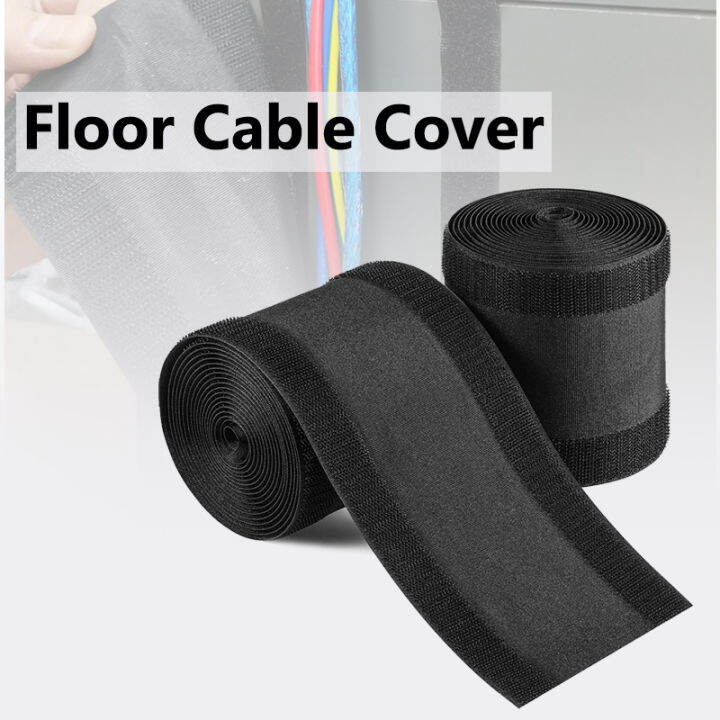1/3M Floor Cable Cover Nylon Cable Grip Strip Wire Protector With Self