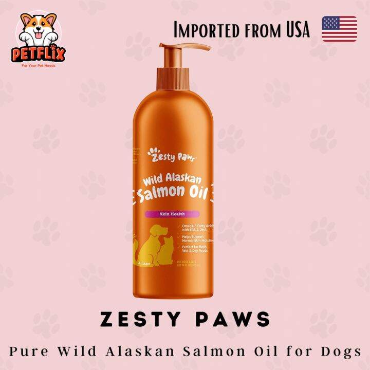 Zesty paws pure salmon hot sale oil