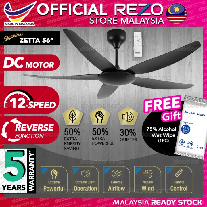 Rezo ceiling fan