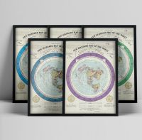 1892 Flat Earth Map Posters And Prints Canvas Painting Wall Pictures For Living Room Abstract Art Decorative Home Decor Plakat Shoes Accessories Shoes