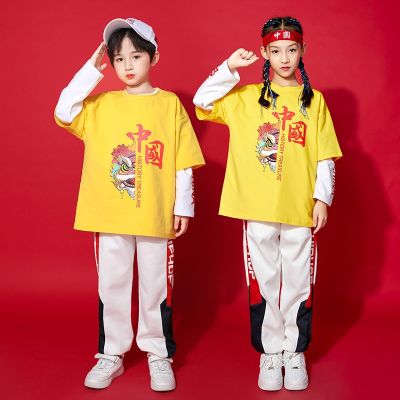[COD] Childrens cheerleading costumes primary school sports meeting class uniforms kindergarten New Years Day group performance