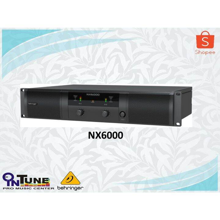 Behringer NX6000 UltraLightweight 6000Watt ClassD Power Amplifier