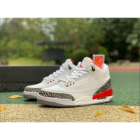 Hot [original] ΝΙΚε ar-j0dn-3 r white red cement MENS FASHION basketball shoes comfortable sports shoes {free shipping}