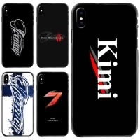 {L electronic shell} สำหรับ iPhone iPhone 11 12 13 14 Pro MAX Mini 5 5S SE 6 6S 7 8 Plus 10 X XR XS Kimi Raikkonen Driver Scuderia Hard เคสโทรศัพท์