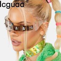 【hot】 Oversized Pieces Sunglasses Glitter Lentes Shield Oculos De Sol Feminino