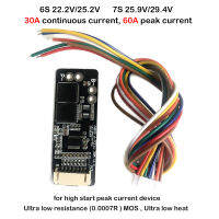 6วินาที7วินาที Li-Ion คณะกรรมการป้องกัน60A 30A 25.2โวลต์24โวลต์29.4โวลต์ Lipo BMS เครื่องดูดฝุ่นจักรยานยนต์เครื่องซักผ้ารถยนต์สว่านไฟฟ้า