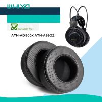 Whiyo ที่ปิดหูถ้วยผ้ากำมะหยี่แขนแผ่นบุรองหูฟัง A990Z ATH-AD900X จุกหูฟังสำหรับเปลี่ยนได้