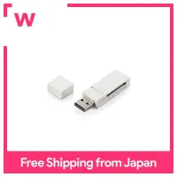 Elecom card reader/stick type/USB2.0 compatible/white