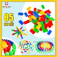 Đồ chơi trẻ em túi xếp hình domino 85 CHI TIẾT nhựa nguyên sinh an toàn