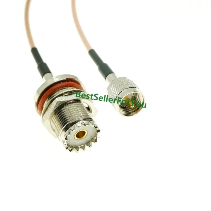 Bingfu Cavo Prolunga PL259 RG58 30cm Maschio A Maschio Cavo Coassiale - Foto 6