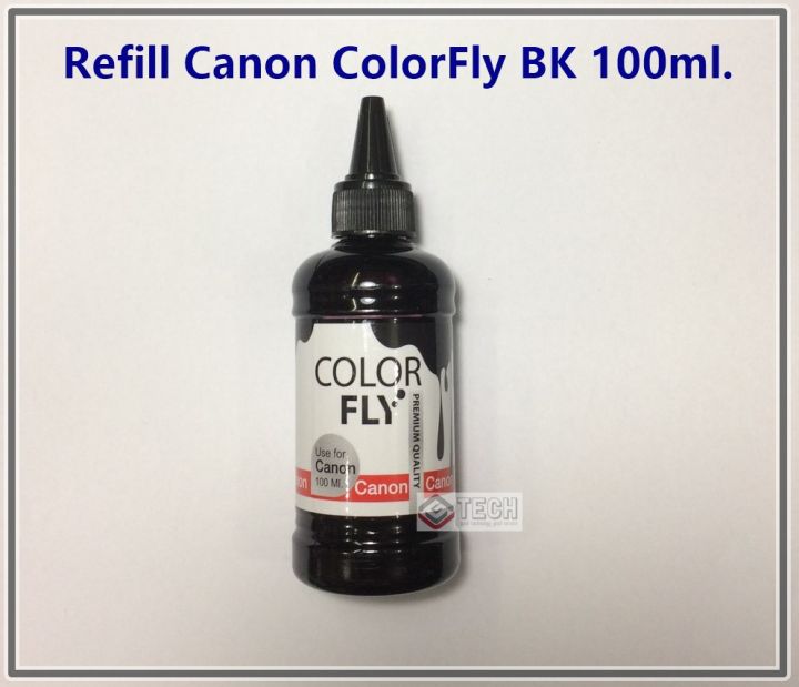 หมึกเติม-canon-refill-สีดำ-ขนาด-100ml-color-fly-จำนวน-1-ขวด