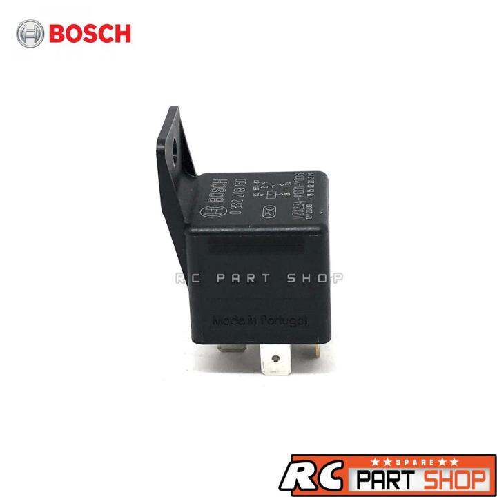 รีเลย์-bosch-แท้-2-หน้า-87a-12v-20-30a-5-ขา-พร้อมปลั๊กเสียบอย่างดี