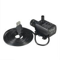 Water Pumps Ultra-quiet Mini USB 5V 4.8W Brushless Water Pump Waterproof Submersible Fountain For Garden Pond Camping