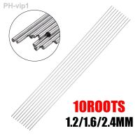 10Pcs 330mm Long 1.2mm/1.6mm/2.4mm Stainless Steel TIG Welding Rods Filler Easy Use For Welding Supplies