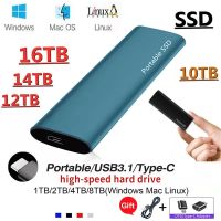 ❉ 1TB Portable High speed External Solid State Drive 500GB SSD Mobile Storage Device USB 3.1 Hard Drive for Laptop Microcomputer