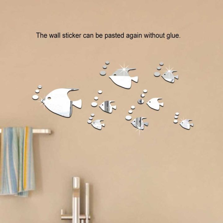new-removable-sea-fish-bubble-wall-sticker-3d-mirror-stickers-mural-diy-decal-home-decor