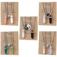 Quartz Crystal Pendant Necklaces Magnetic Necklaces Couples - 1 New Natural Crystal - Aliexpress