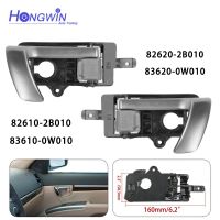 Manija de puerta Interior para Hyundai Santa Fe manilla izquierda y derecha con perilla gris 82610-2B010 82620-2B010 2007 08 09 10-2012 nuevo