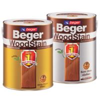 Pro +++ Beger WoodStain สีย้อมไม้เบเยอร์ ฟิล์มสีเงาและกึ่งเงา ขนาด 1แกลลอน ราคาดี อุปกรณ์ ทาสี บ้าน แปรง ทาสี ลายไม้ อุปกรณ์ ทาสี ห้อง เครื่องมือ ทาสี