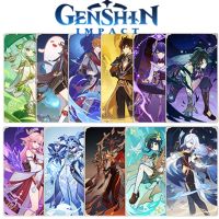 【CW】▧✷  New 49 Sheets Genshin Invokation Accessories Around The Game Card Childrens Birthday