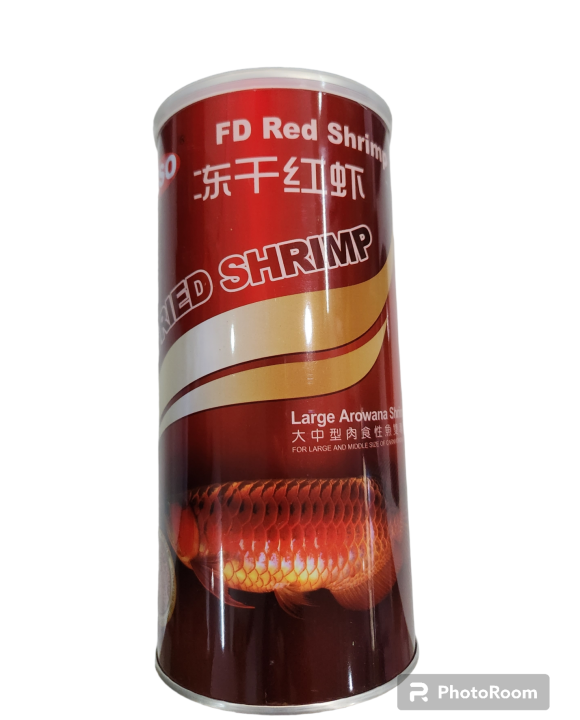 Siso FD Red Shrimp Dried Shrimp Large Arowana Shrimp 130g Lazada