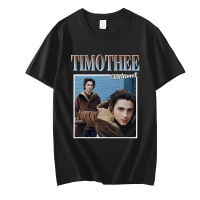 Retro Timothee Chalamet T Shirt Men Short Sleeves Cotton Tshirt Vintage 90S Tv T Shirt