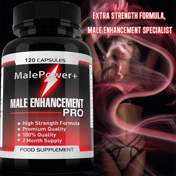 Male Power Plus - 120 Capsules Supplement Vitamin B6, L-Arginine ...