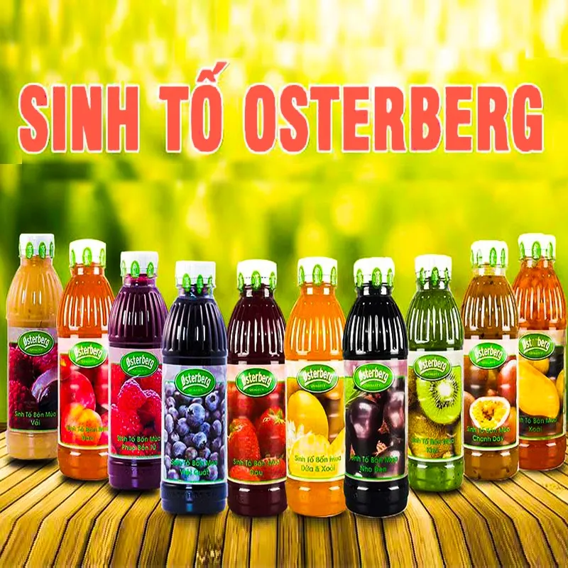 Sinh tố Osterberg Vải - Lychee Smoothie 1L (Chai) 