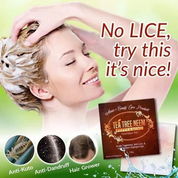 Tee Tree Neem Lice Shampoo Anti Lice Tea Tree Neem Shampoo Bar Anti