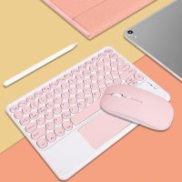 202110 inch Wireless Phone Tablet Keyboard and Touchpad for iPad Air 4 Pro 11 Bluetooth-compatible Mouse for Huawei Matepad Keyboard
