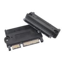 เครื่องแปลงข้อมูล SATA ตัวผู้-ตัวเมีย,22Pin 7 + 15ตัวผู้-ตัวเมียหัวตรงหัวอะแดปเตอร์ซาต้า SATA