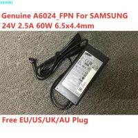 A6024แท้ FPN 24V 2.5A 60W A6024 FPNW AC อะแดปเตอร์สำหรับ SAMSUNG HW-F550 HW-J550 /Za HW-J355 PS-J650เครื่องชาร์จอุปกรณ์พลังงาน HT355