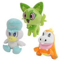 （HOT) ข้ามพรมแดน sprigatito plush ตุ๊กตา ใหม่ตุ๊กตาน่ารักแมวใบไม้จระเข้ไฟและของเล่นตุ๊กตาเป็ดน้ำ