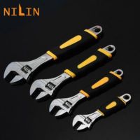 NILIN 6/8 Inch Adjustable Open End Pipe Wrench Is Suitable for Different Sizes of Nut Wrench To Repair Bicycle Car Hand Tool Set