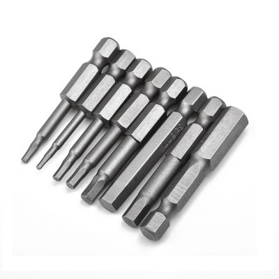 【CW】 Magnetic Hexagon Screwdriver Bit Alloy 1/4 Inch Shank Screw Driver H1.5-H8 Wrenches And Electric Screwdrivers