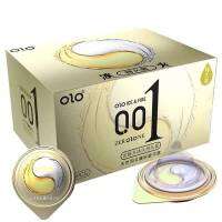 ของแท้!!! OLO 001 condoms Ice/Fire 10pcs ทอง-ร้อนสลับเย็น ผิวเรียบ ให้ความรู้สึกร้อนสลับเย็นผ่อนคลาย และมีความลื่นมากๆ 50/52/54 (ราคาถูก/ส่ง)