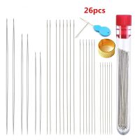 hot【cw】 MIUSIE 26Pcs Big Curved Beading Needles Pins Bead Threading String Cord Jewelry Making Tools