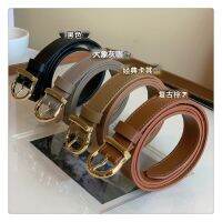 Fast Shipping Women With Real Cowhide Refining [Calf Leather Gold Buckle Belt] ~ Soft High Ji! Ps0075