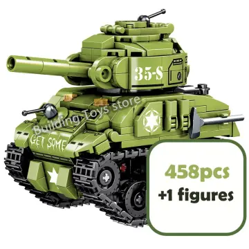  BMC WW2 Sherman M4 Tank - Dark Green 1:32 Military