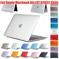 เคสพลาสติกเคลือบด้านสำหรับ Apple Macbook Air ขนาด13.3นิ้ว A1932 2018 2019แข็งกันแรงกระแทก