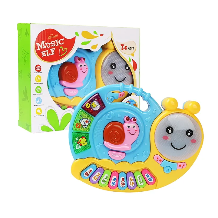 Early Education Musical Toys Piano Keyboard Toy With 3 Animals Sounds