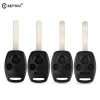 KEYYOU 10x 2/3/4 BUTTONS REMOTE KEY SHELL CASE FOB COVER FOR HONDA NEW FIT CRV CIVIC CAR KEY