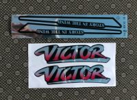 สติ๊กเกอร์ VICTOR วิกเตอร์  ตัวนูน ติดรถได้ทุกสี  สีสวย ราคาถูก คุณภาพดี