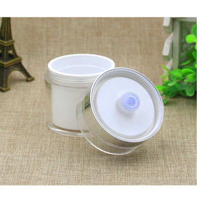 Cream Press Sample Container Cosmetic Vials Bottle Refillable Pump Cream Jar