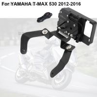 GPS Navigaton Plate Bracket Motorcycle Front Phone Stand Holder Smartphone Phone For YAMAHA TMAX 530 T-MAX 530 2012-2016