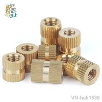 ﺴ⊕▬ 100pcs/50pcs/20pcs/10pcs m1.4 M2 M2.5 M3 M4 M5 M6 M8 Braas insert nut Injection Molding Brass Knurled Thread Inserts Nuts