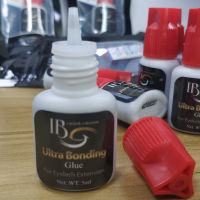 Free Shipping Original 2 Bottleslot Korea IB Ibeauty Ultra Bonding Glue Fast Drying Eyelash Extensions Glue Red Cap 5ml