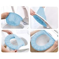 Toilet Seat Nordic Style Thickened Toilet Seat Toilet Warmer Mat Pad Universal Cushion Washable Cover Toilet Winter E9Z5