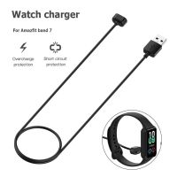 1M USB Charging Cable for Amazfit Band 7 Portable Charger Adapter Power Cord for Huami Amazfit Band 7 Smart Watch Accessories Valves